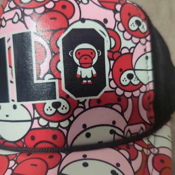 Baby Milo Bape Trucker Hat Pink NWOT - Picture 5 of 5